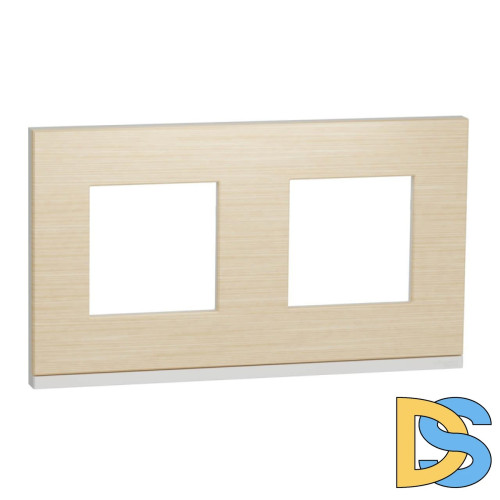 Рамка 2-постовая Schneider Electric Unica New NU600483