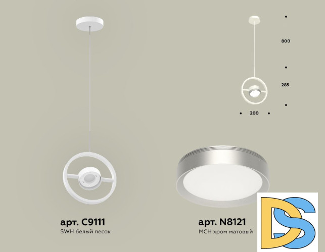 Подвесной светильник Ambrella Light Traditional (C9111, N8121) XB9111101