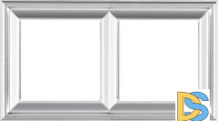 Рамка двухместная Jung EPD482AL