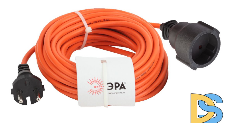 Удлинитель силовой Эра UPx-1-2x0.75-10m Б0043036