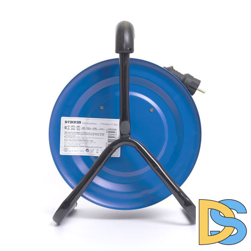 Удлинитель на металлической катушке 4-местный Stekker PRF02-41-50 50м 39297