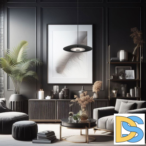 Подвесной светильник Eurosvet Kontur 90328/1 черный a065925