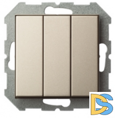 Выключатель Epsilon 3кл. шампань