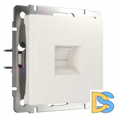 Розетка Ethernet RJ-45 (перламутровый рифленый) W1181013