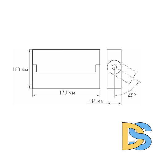 Накладной светильник Arlight SP-LOFT-SURFACE-S170-10W Warm3000 025656