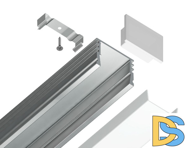 Алюминиевый накладной профиль Ambrella Light Alum Profile GP1750AL