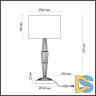 Настольная лампа Odeon Light Latte 5403/1T