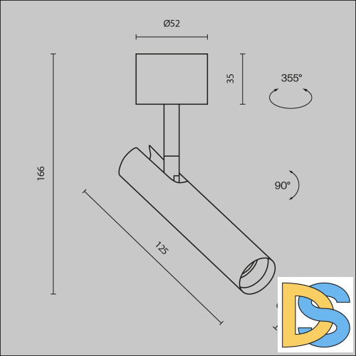 Спот Maytoni Focus T C141CL-L125-6W4K-BBS