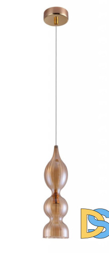 Подвесной светильник Crystal Lux Iris SP1 B Amber