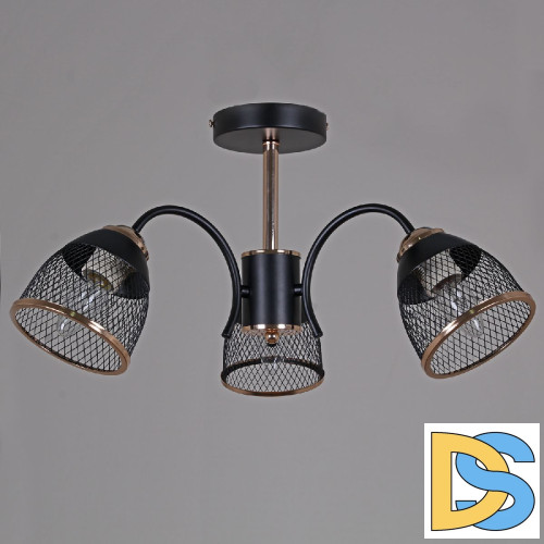 Люстра на штанге Reluce 01505-0.3-03 BK+FGD