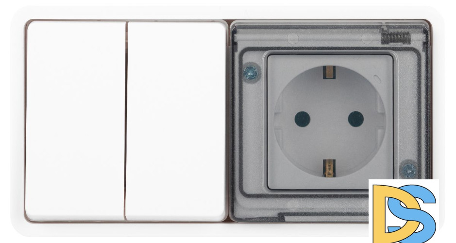 Блок розетка с выключателем Эра Эксперт 11-7522-01 Б0063274