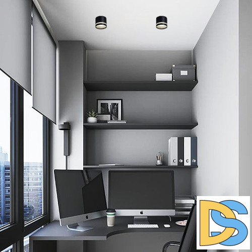 Накладной светильник Reluce 53002-9.5-001LD GX53 BK