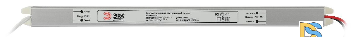 Блок питания Эра 36Вт DC12В 3A IP20 LP-LED-36W-IP20-12V-US Б0061151