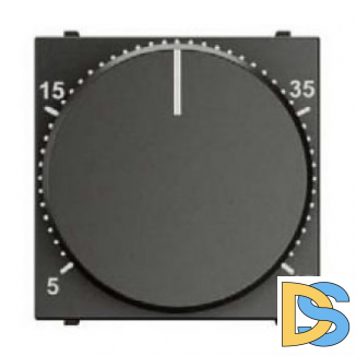 Терморегулятор теплого пола ABB Niessen Zenit Антрацит