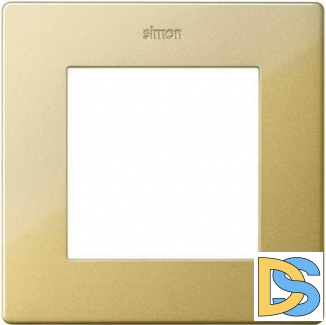 Рамка 1-ая (одинарная), цвет Золото,Simon 24