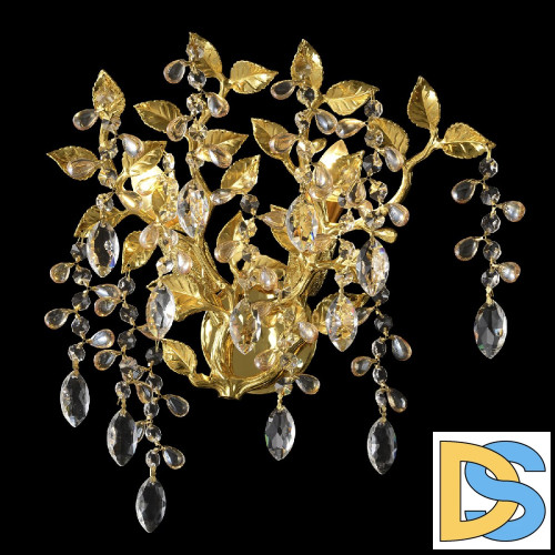 Настенный светильник Crystal Lux EDEN AP2 GOLD