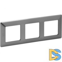 Рамка Legrand Valena Life 3 поста Сталь 754153
