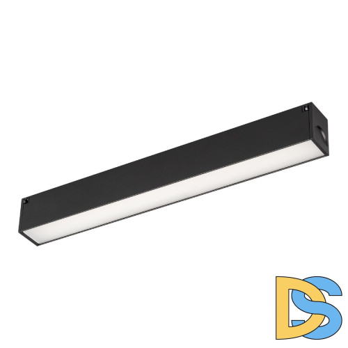 Трековый магнитный светильник Arlight MAG-FLAT-25-L400-12W Day4000 (BK, 100 deg, 24V, DALI) 036714