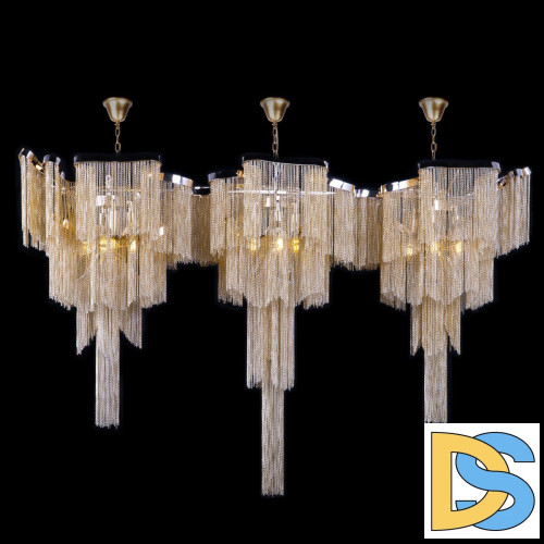 Подвесная люстра Loft IT Stream 10208/1400R Gold