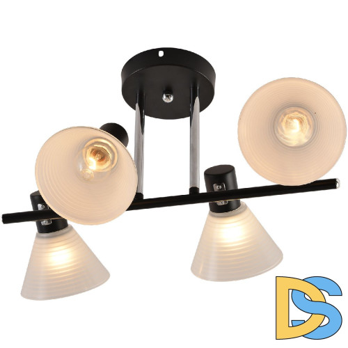 Потолочная люстра Reluce 01553-3.3-04B BK+CR