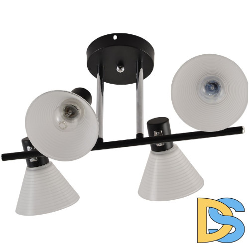 Потолочная люстра Reluce 01553-3.3-04B BK+CR