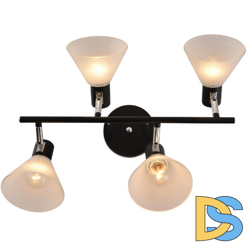 Потолочная люстра Reluce 01553-3.3-04B BK+CR