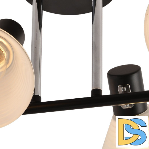 Потолочная люстра Reluce 01553-3.3-04B BK+CR