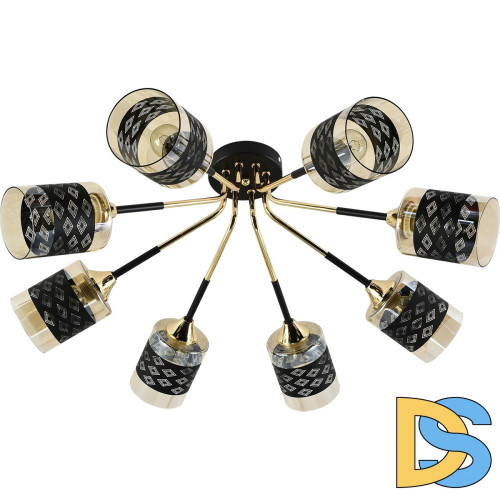 Потолочная люстра Reluce 01355-0.3-08 BK+FGD