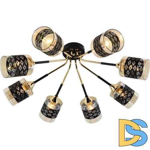 Потолочная люстра Reluce 01355-0.3-08 BK+FGD