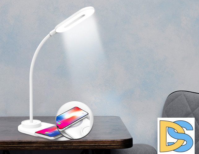Настольная лампа с беспроводной зарядкой Ambrella Light Desk DE588