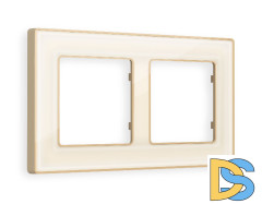 Рамка двухместная Ambrella Volt Arctic AF580342