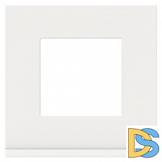 Рамка 1-ая (одинарная), Стекло Белое, серия Unica Pure, Schneider Electric