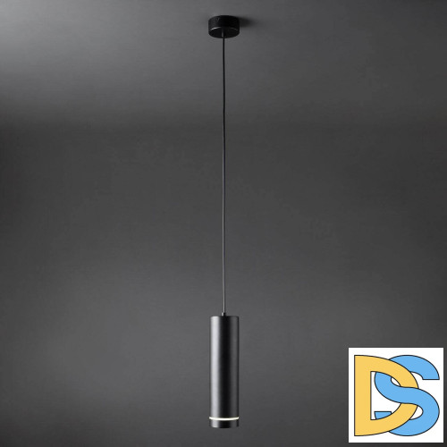Подвесной светодиодный светильник Elektrostandard DLR023 12W 4200K черный матовый 4690389119729