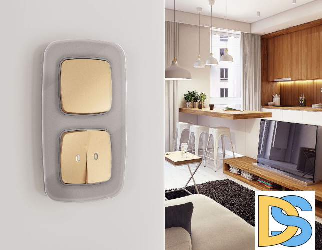 Рамка четырехместная Ambrella Volt Radian OF320504