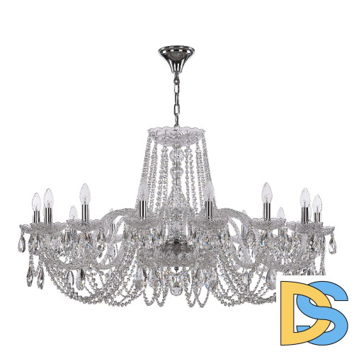 Подвесная люстра Bohemia Ivele Crystal 1402/16/400 Ni