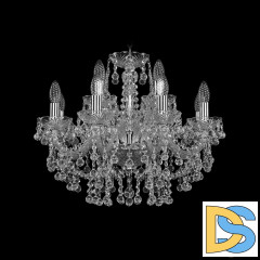 Подвесная люстра Bohemia Ivele Crystal 1409/8+4/195 Ni