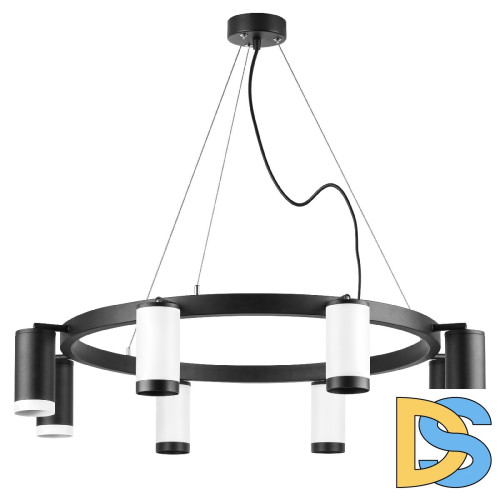 Подвесная люстра Lightstar Rullo (571018+214436-4+214437-4+203436-4+203437-4) LR01836437467