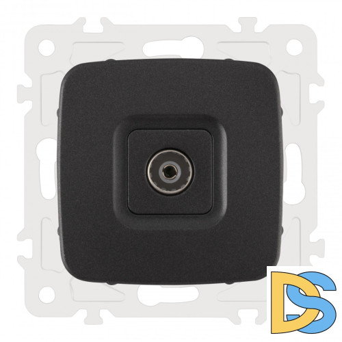 Розетка TV Arte Milano 205.43-1.black