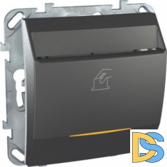 Выключатель карточный для гостиниц, Графит, серия UNICA TOP/CLASS, Schneider Electric