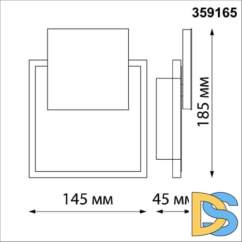 Уличный настенный светильник Novotech Smena 359165