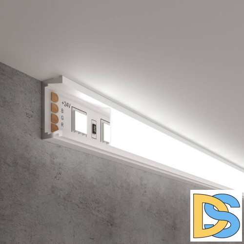 Накладной алюминиевый профиль для светодиодной ленты Elektrostandard LL-2-ALP006 4690389170416