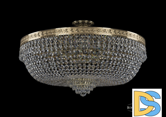 Люстра на штанге Bohemia Ivele Crystal 19271/80IV G