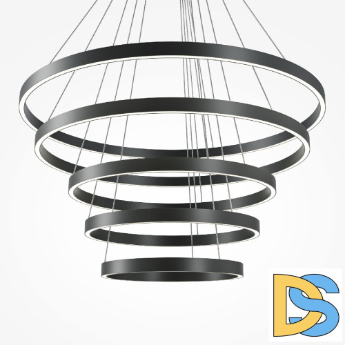 Подвесная люстра Maytoni Rim MOD058PL-L200BK