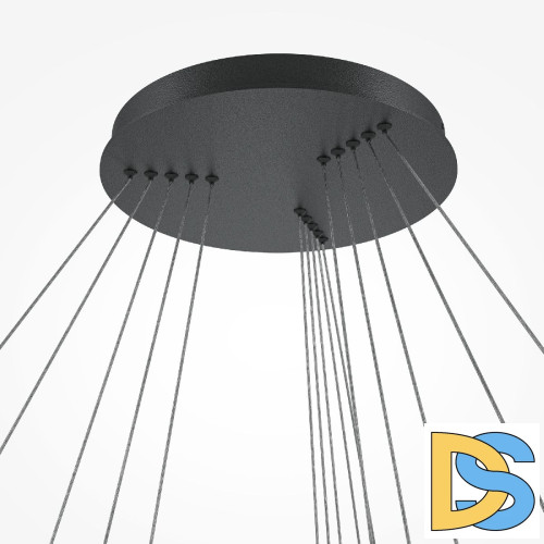 Подвесная люстра Maytoni Rim MOD058PL-L200BK