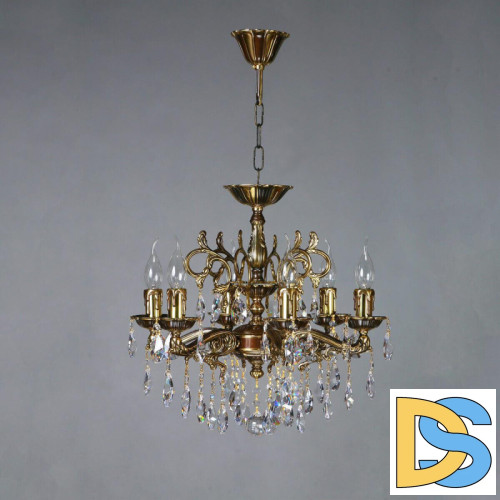 Подвесная люстра Ambiente Leon 2128/6 PB Tear Drop