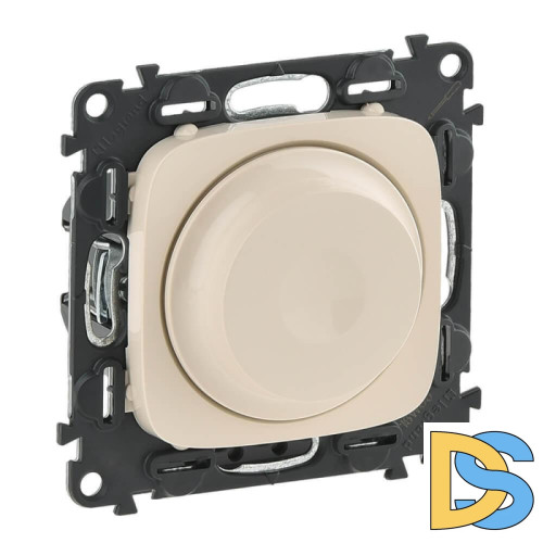 Светорегулятор Legrand Valena Allure поворотный без нейтрали слоновая кость 752860