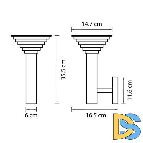 Уличный настенный светодиодный светильник Lightstar Piatto 379637