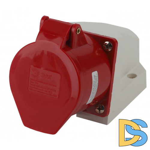 Розетка ЭРА R(OUT)-32-3P-PE-N-IP44 стационарная наружная 125 3Р+РЕ+N 32А 380В IP44 Б0032879