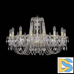 Подвесная люстра Bohemia Ivele Crystal 1402/16/300 G