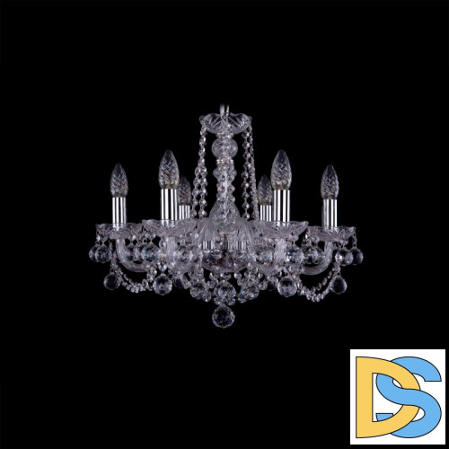 Подвесная люстра Bohemia Ivele Crystal 1402/6/160 Ni Balls